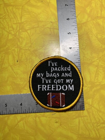 I've Packed my Bags and I've Got my Freedom GVF tribute patch