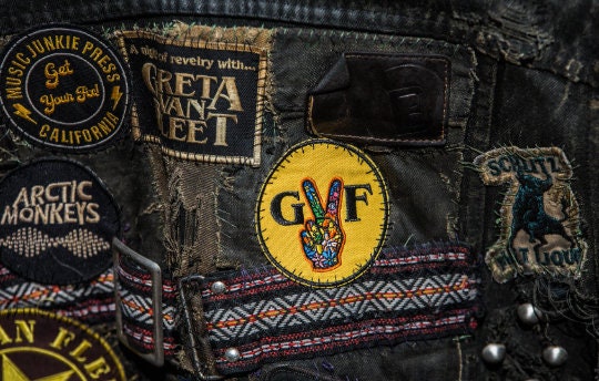 GVF Tribute patch Greta Van Fleet