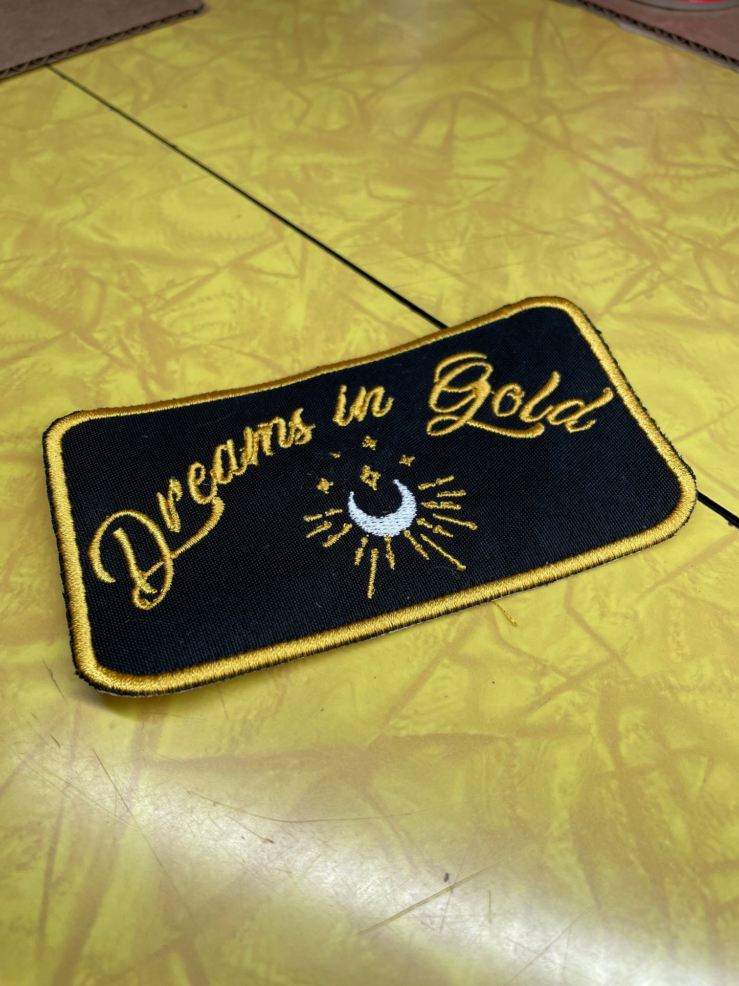 Dreams in Gold Tribute patch Handmade GVF