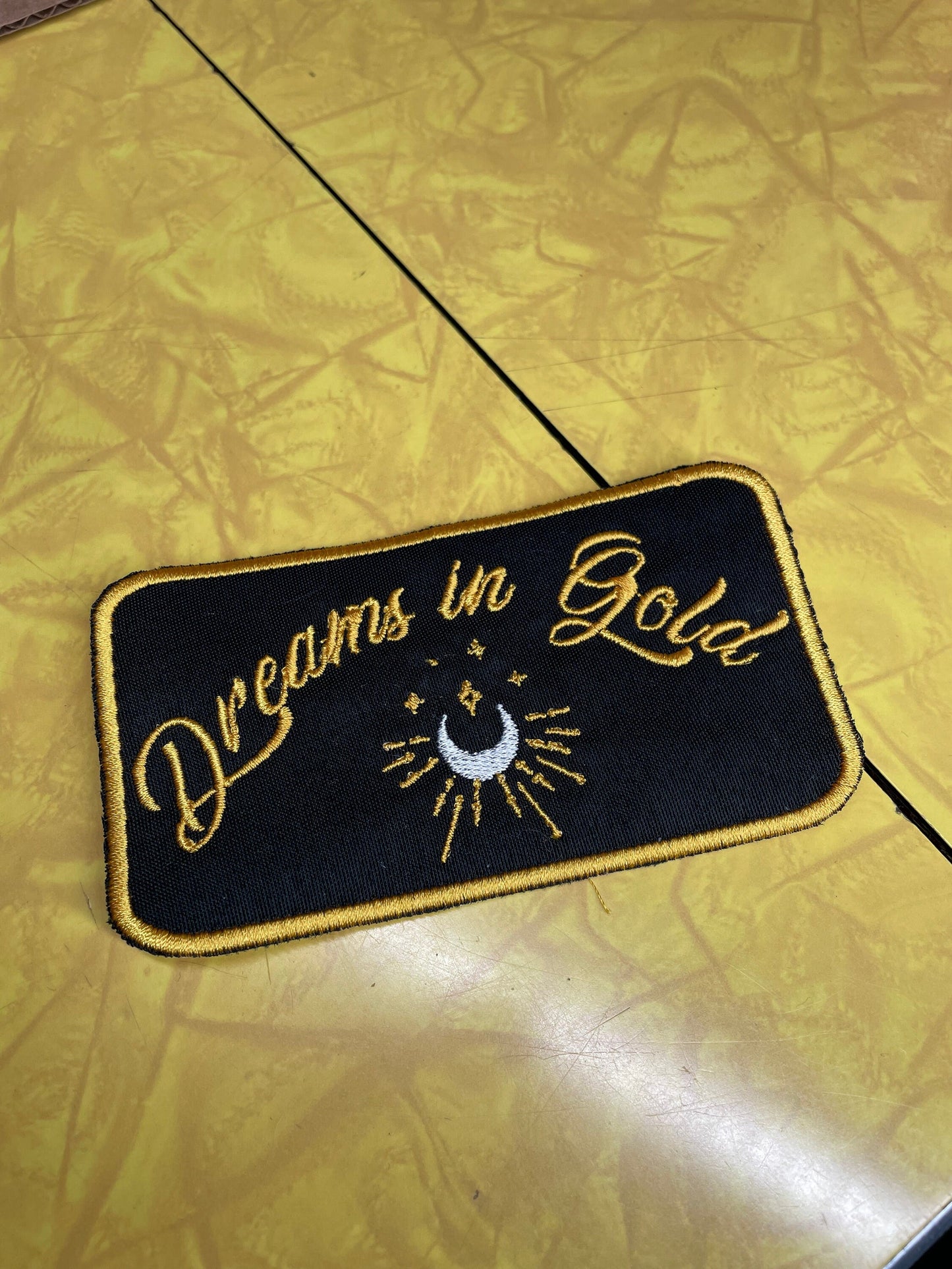 Dreams in Gold Tribute patch Handmade GVF