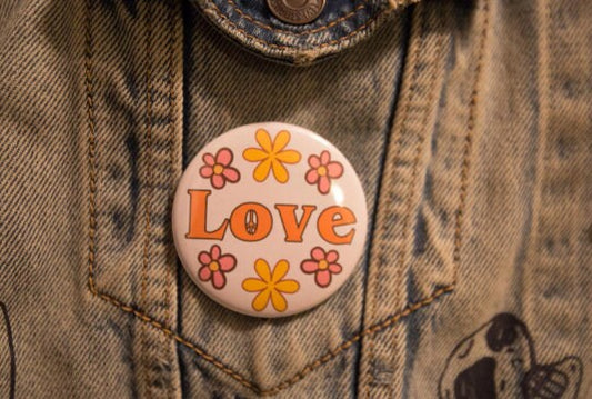 Love button 2.25inch button