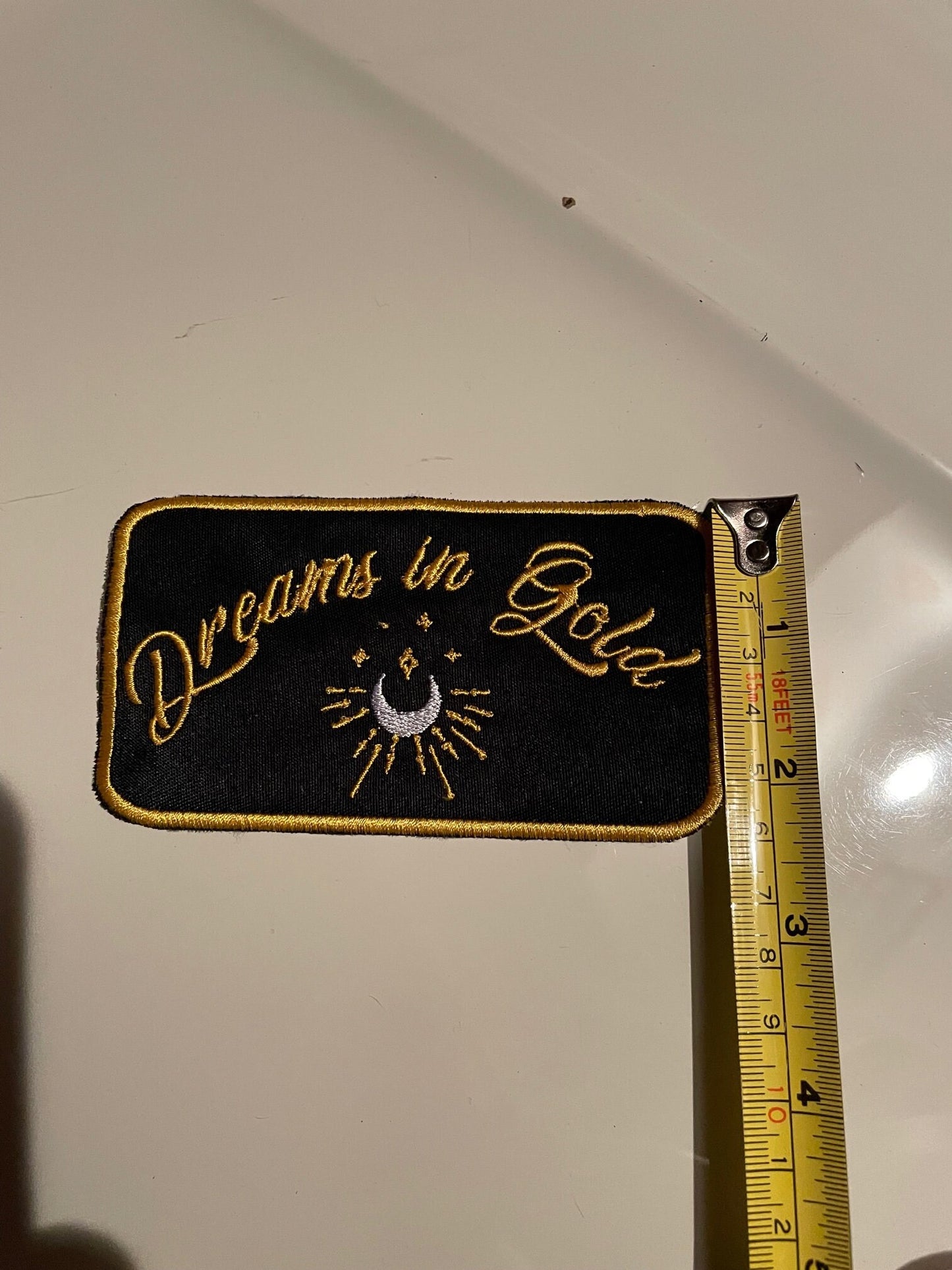 Dreams in Gold Tribute patch Handmade GVF