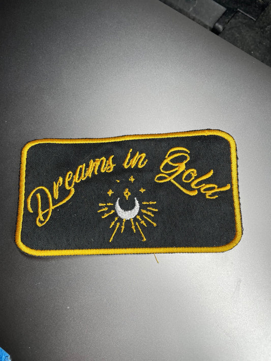 Dreams in Gold Tribute patch Handmade GVF