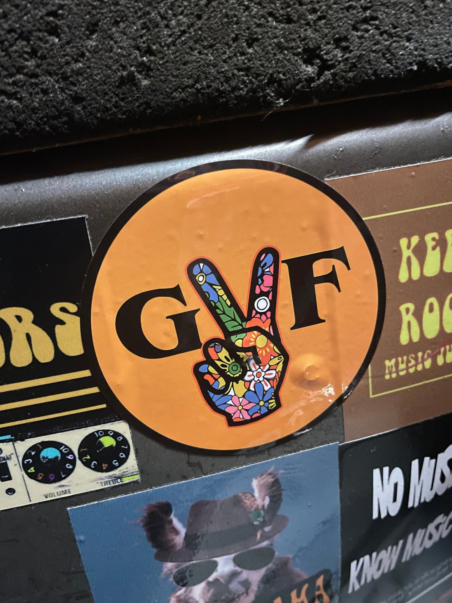 GVF Tribute sticker 3inch Rock n Roll