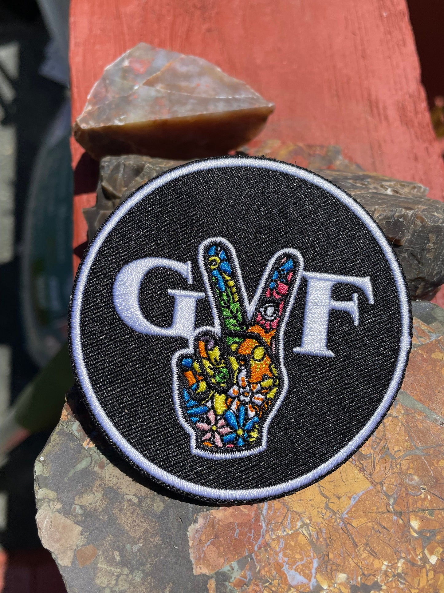 Greta Van Fleet patch, GVF custom circle patch Tribute embroidery