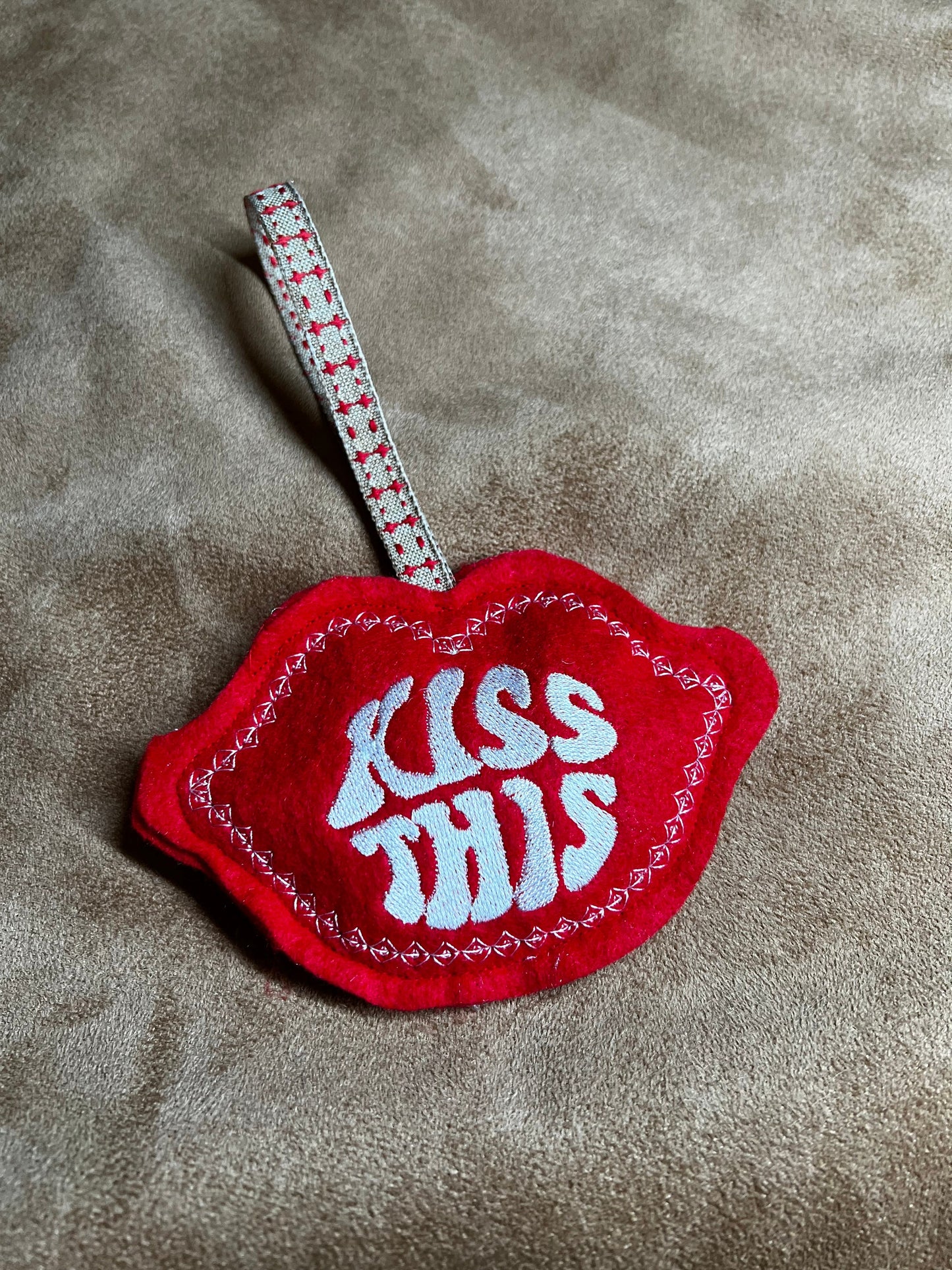 Kiss This The Struts inspired Christmas Ornament