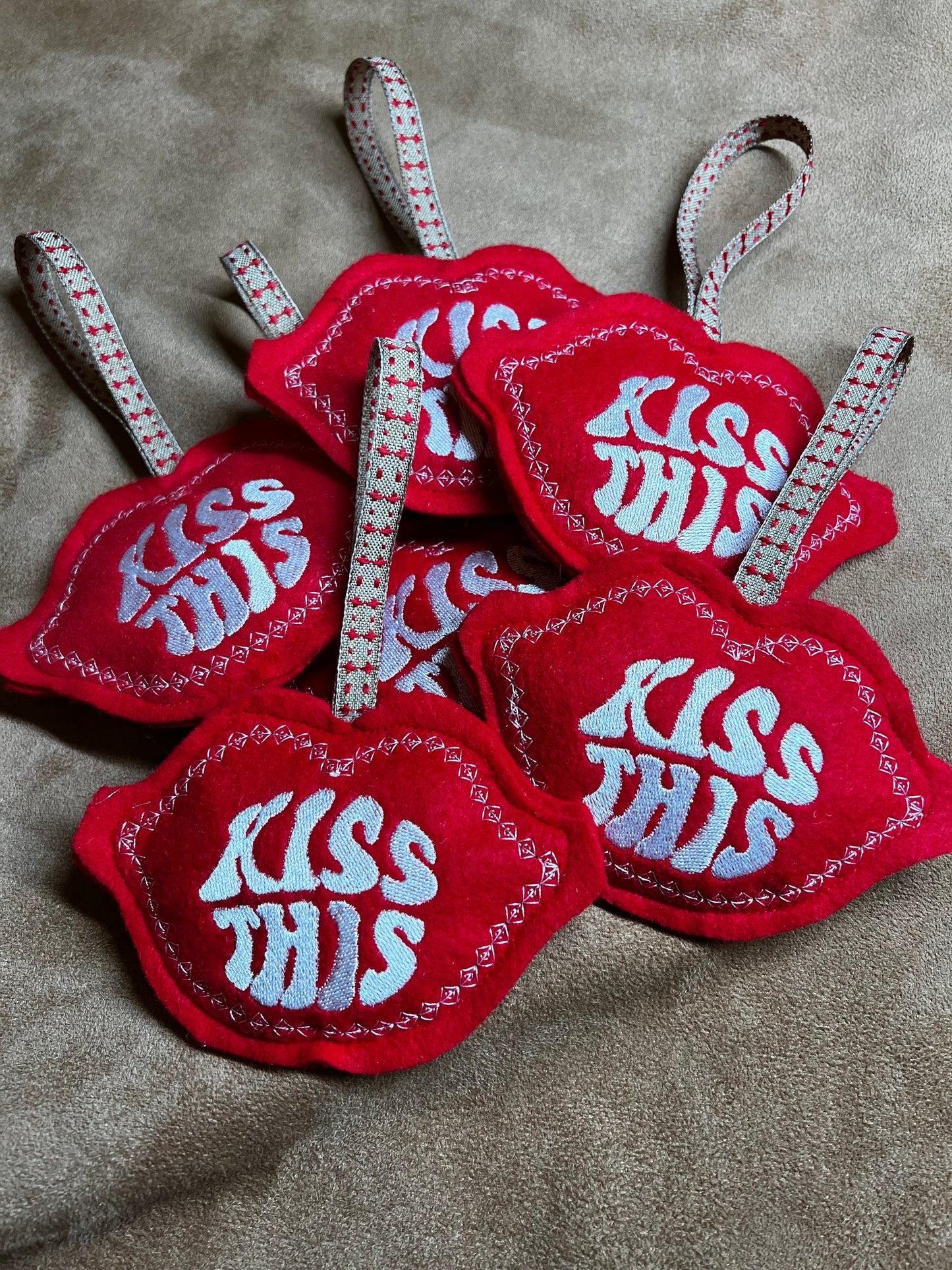 Kiss This The Struts inspired Christmas Ornament