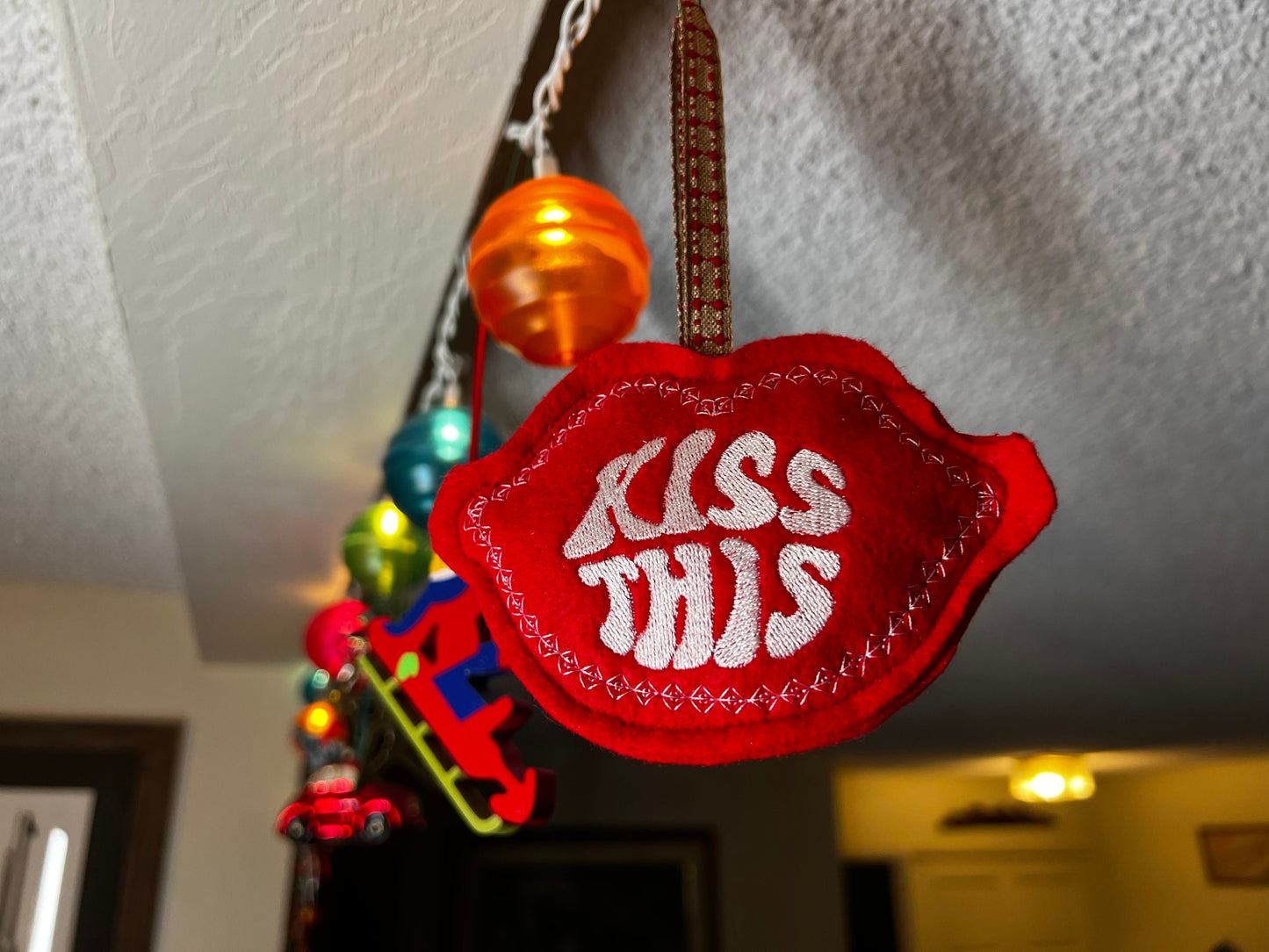 Kiss This The Struts inspired Christmas Ornament