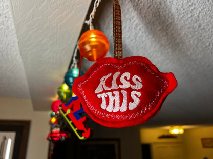 Kiss This The Struts inspired Christmas Ornament