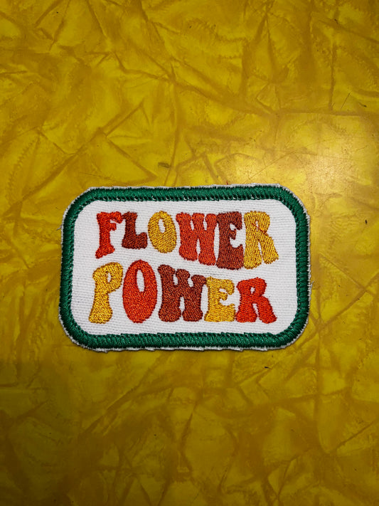 Flower Power GVF Tribute patch handmade