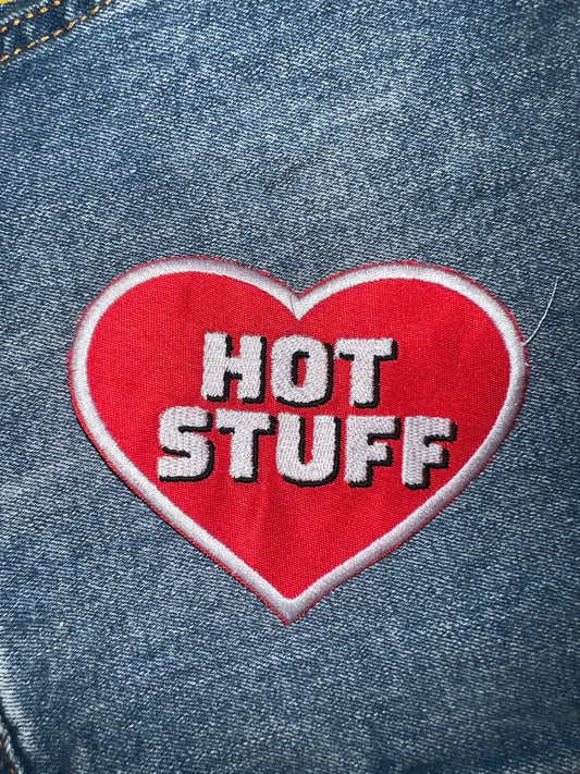 Hot Stuff vintage inspired patch 1970s vibes