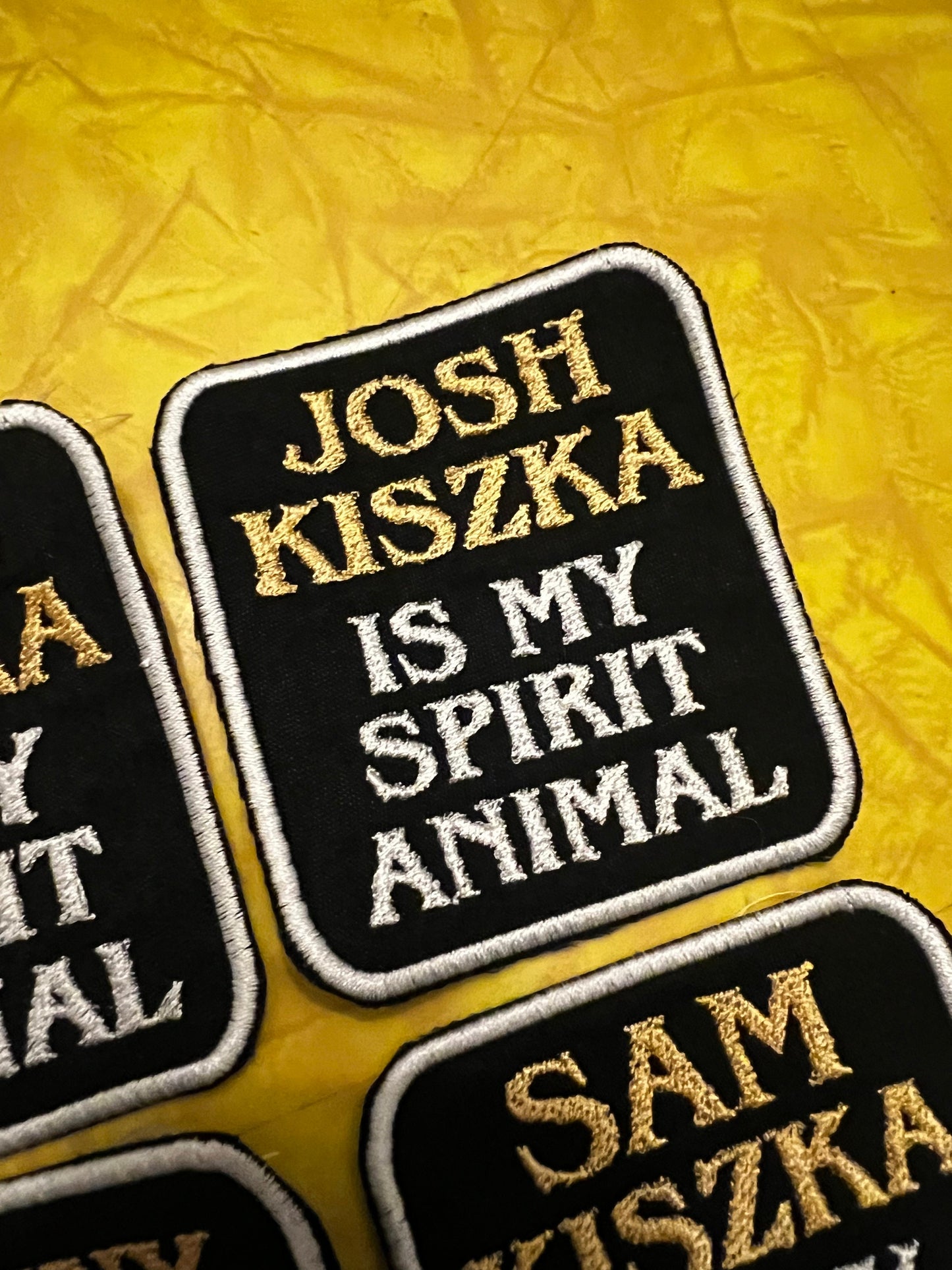 GVF Spirit Animal inspired tribute patch handmade Danny Jake Josh Sam