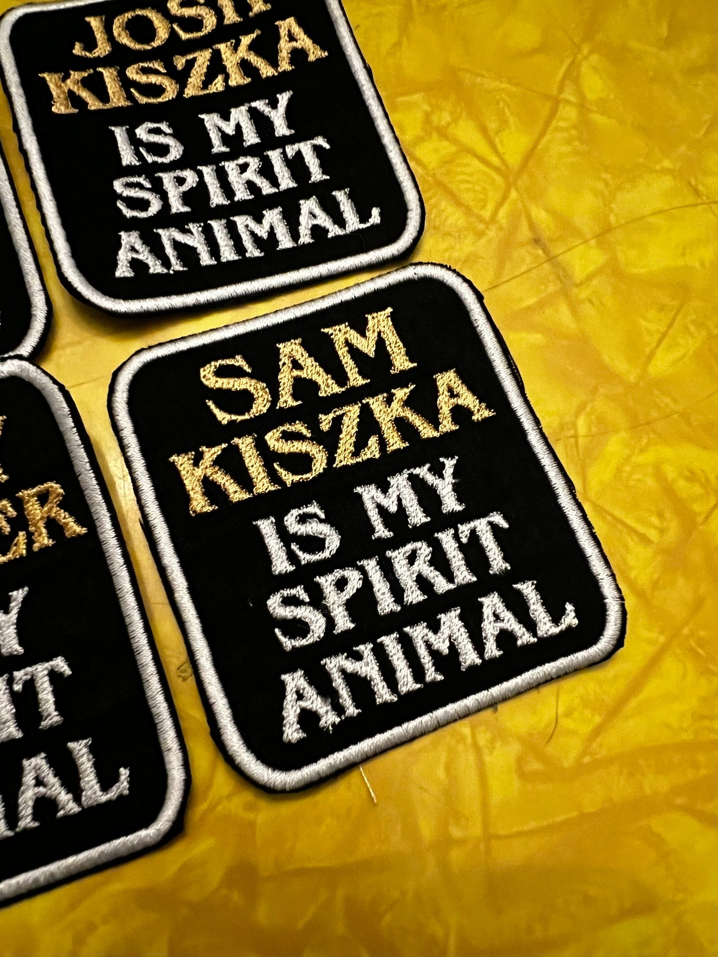 GVF Spirit Animal inspired tribute patch handmade Danny Jake Josh Sam