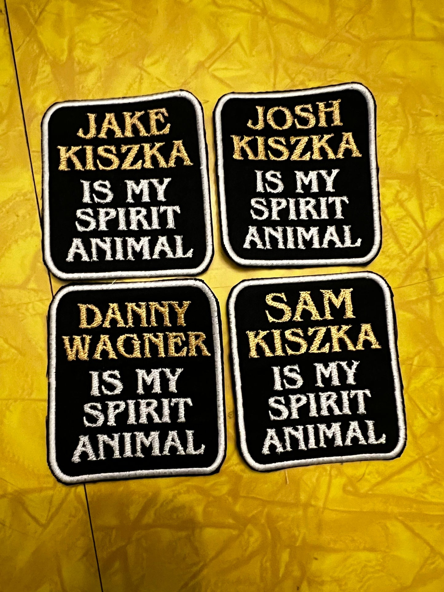 GVF Spirit Animal inspired tribute patch handmade Danny Jake Josh Sam