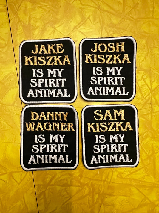 GVF Spirit Animal inspired tribute patch handmade Danny Jake Josh Sam