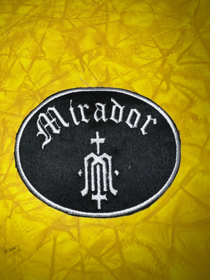 Mirador Tribute patch 2024 Jake Kiszka band oval black patch