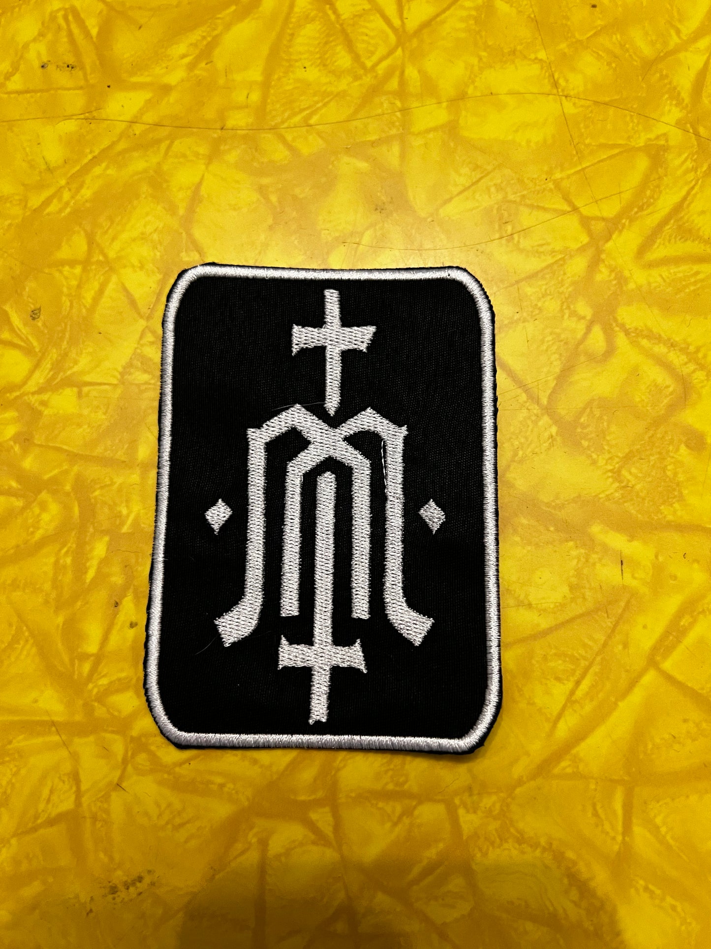 Mirador logo Tribute patch 2024 Jake Kiszka band black patch