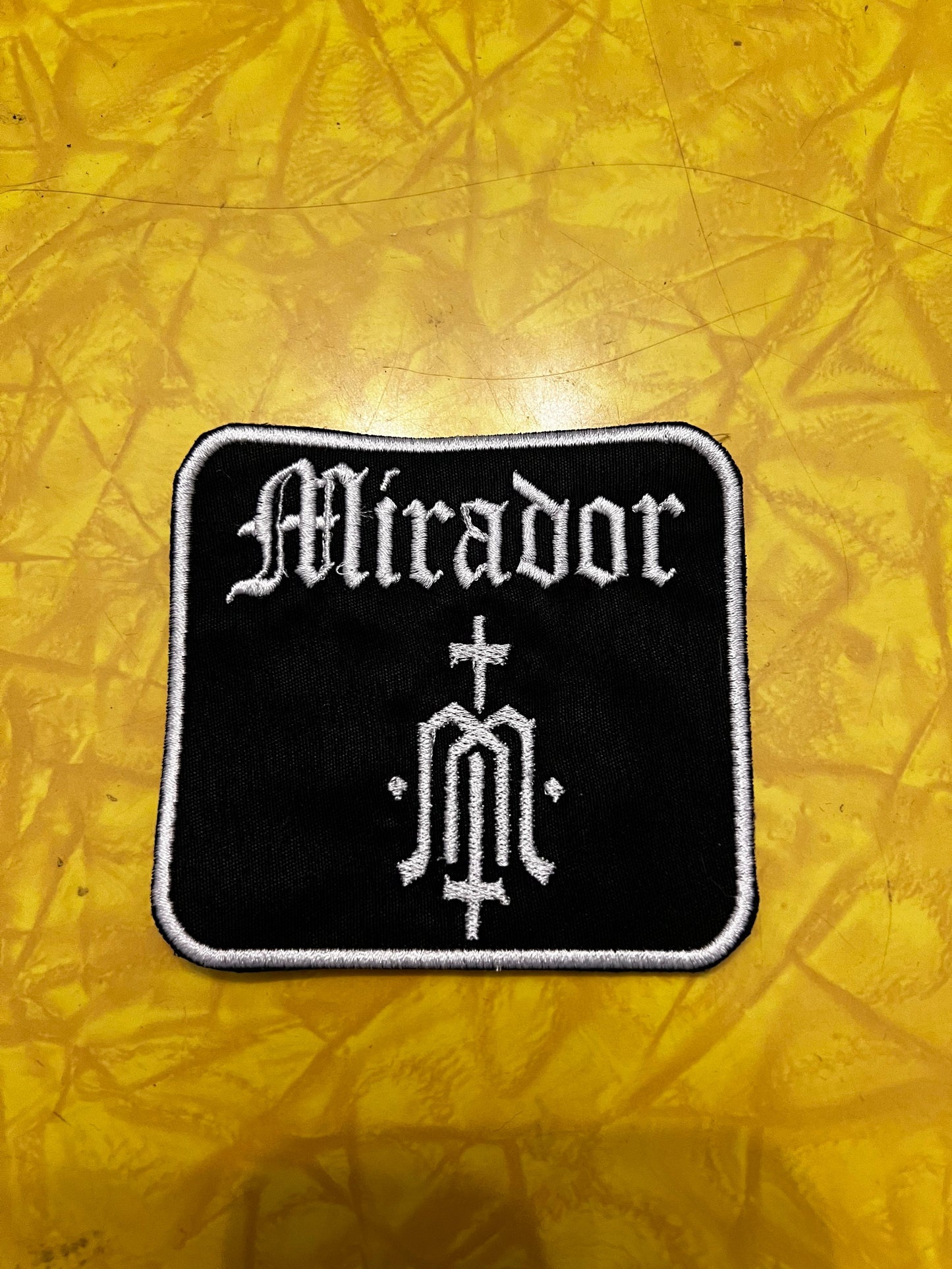 Mirador Tribute patch Jake kiszka band black patch 2024