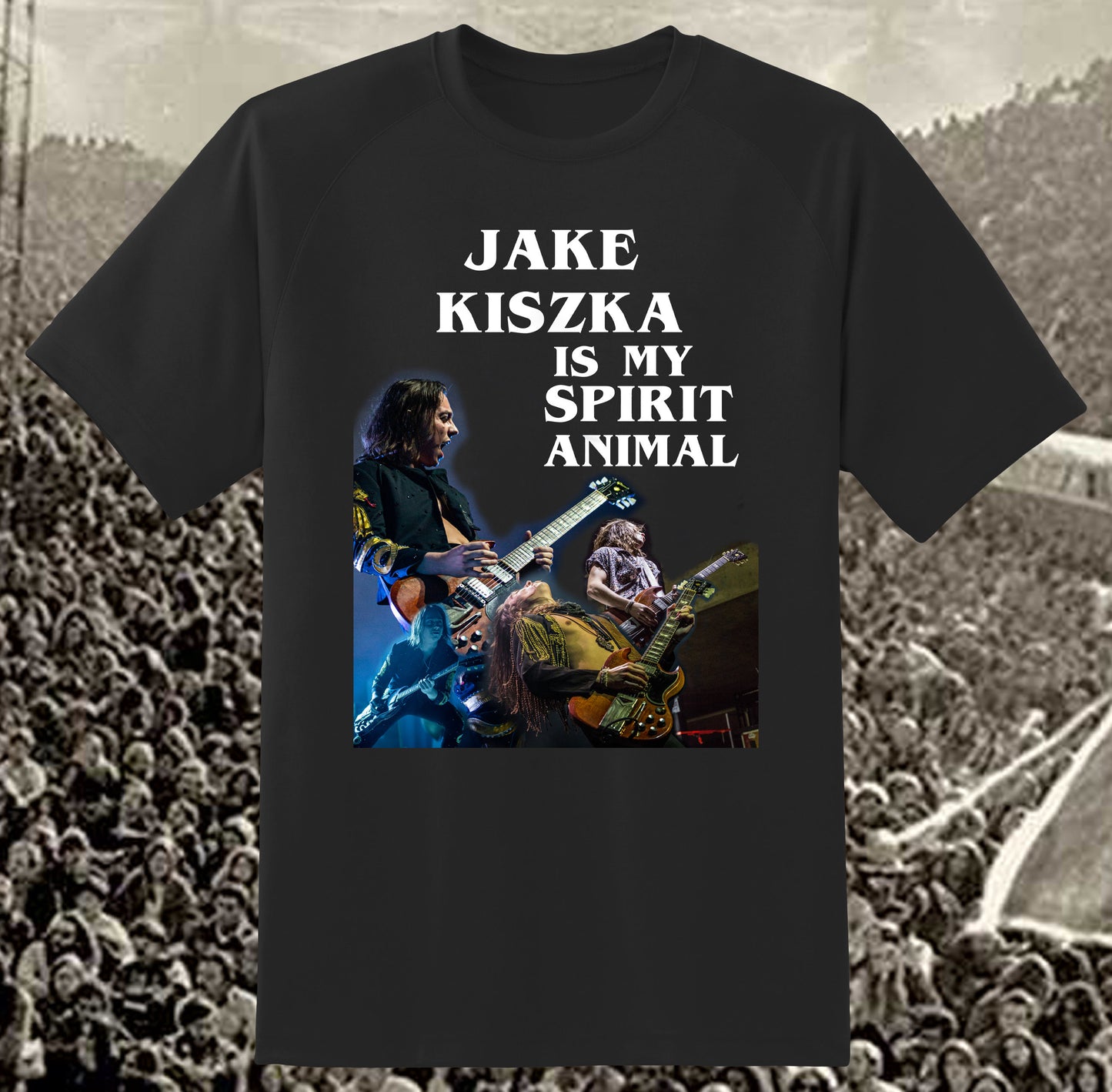 Jake Kiszka GVF Spirit Animal tribute shirt handmade