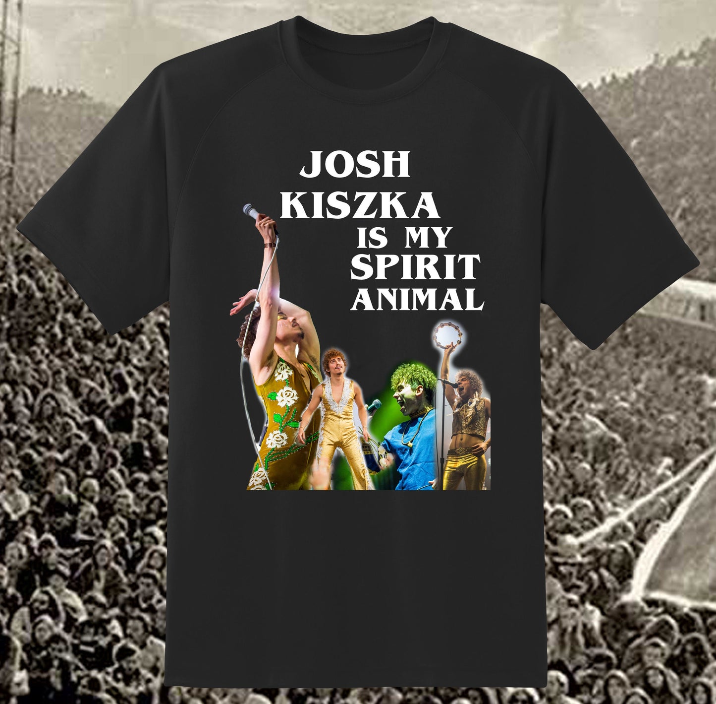 Josh Kiskza GVF Spirit Animal Tribute Black Shirt handmade